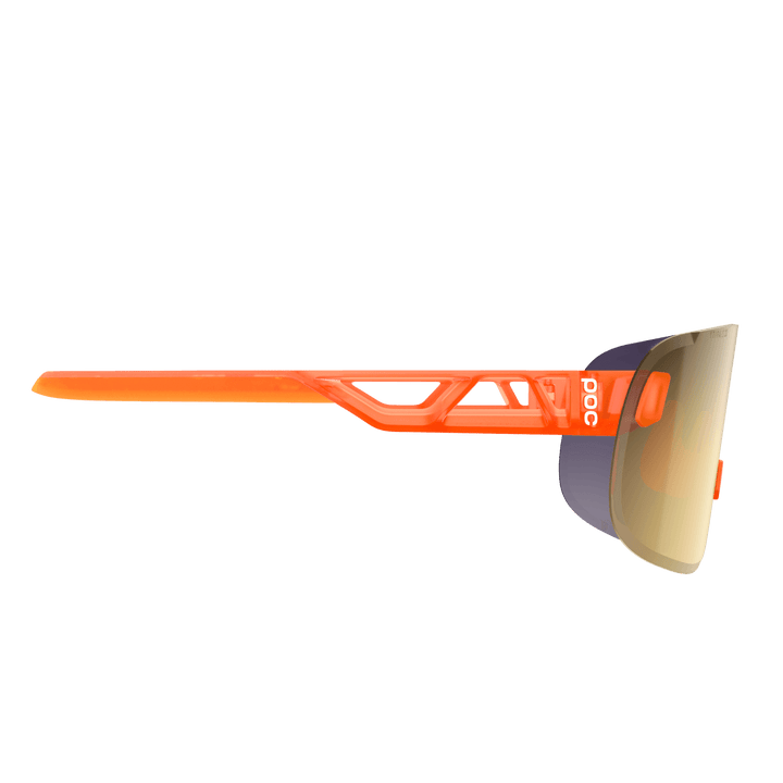 POC Elicit Sport Sunglasses (Fluorescent Orange Translucent) - BUMSONTHESADDLE