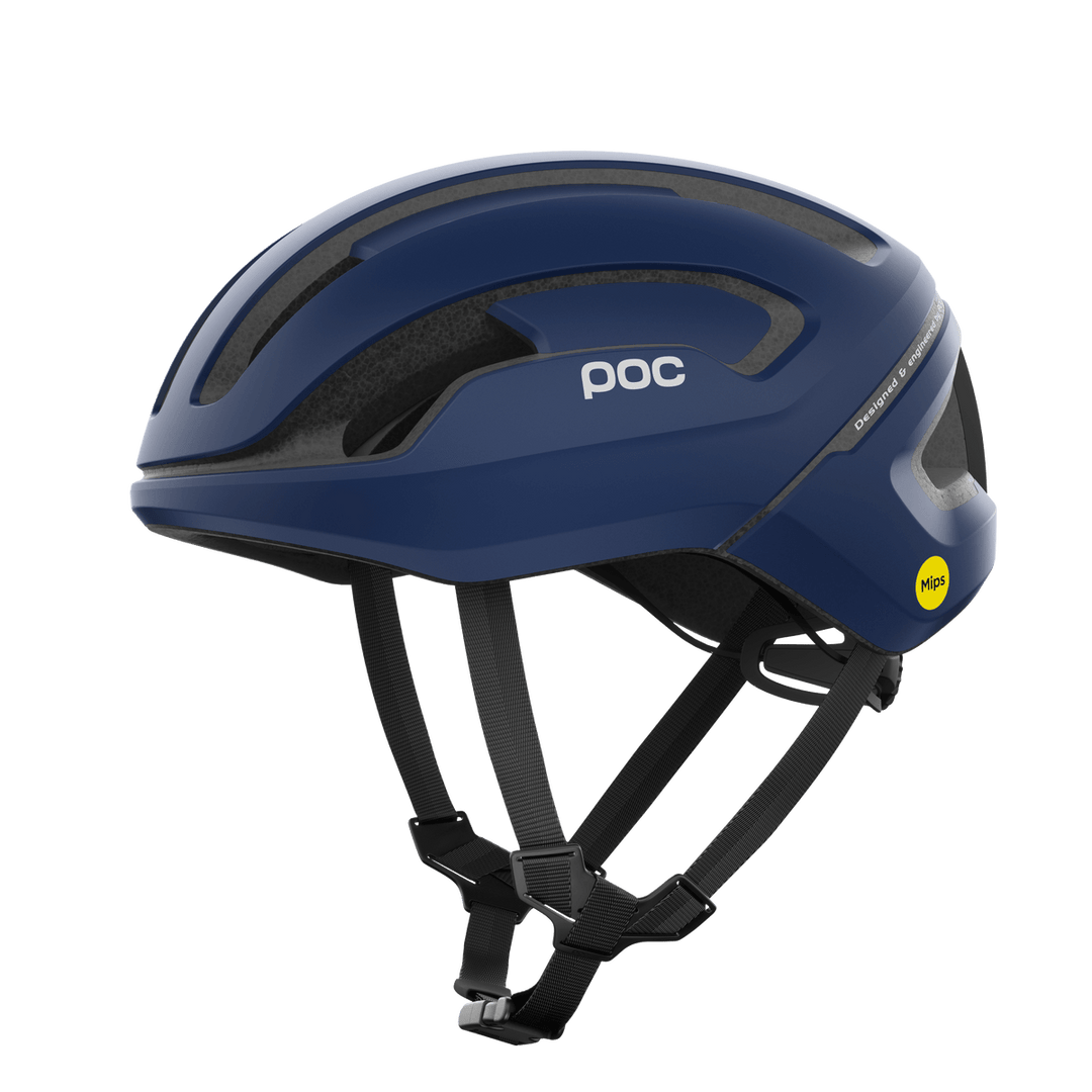 POC Omne Air Road Cycling Helmet (Lead Blue Matt) - BUMSONTHESADDLE