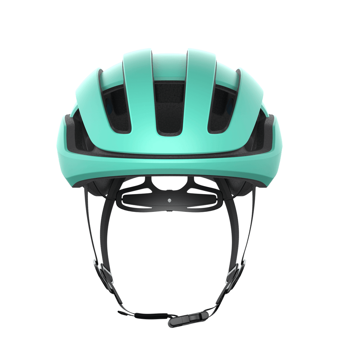 POC Omne Air Spin Road Cycling Helmet (Uranium Black/Fluorite Green Matt) - BUMSONTHESADDLE