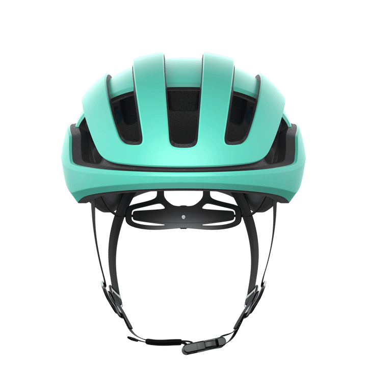 POC Omne Air Spin Road Cycling Helmet (Uranium Black/Fluorite Green Matt) - BUMSONTHESADDLE