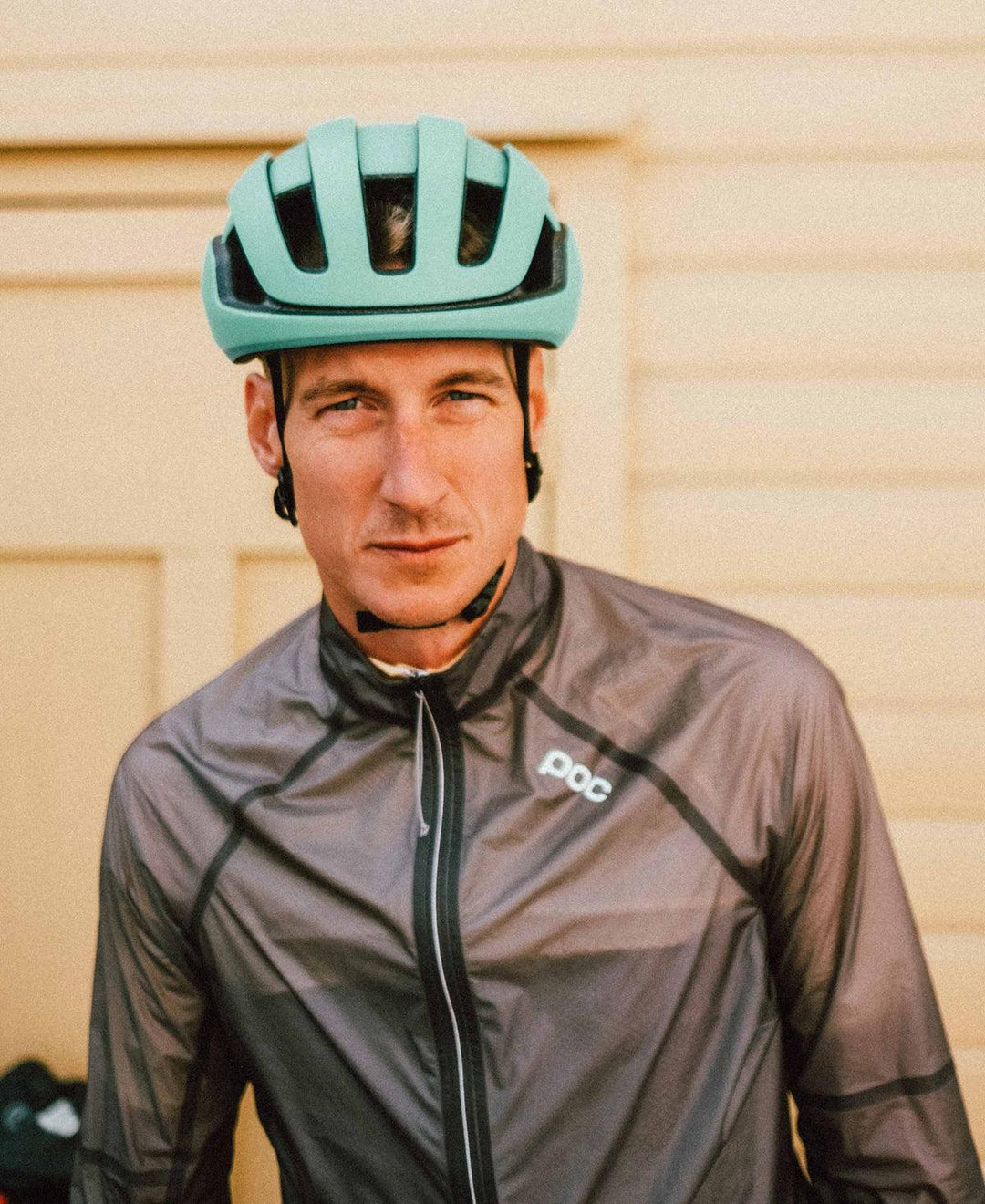 POC Omne Air Spin Road Cycling Helmet (Uranium Black/Fluorite Green Matt) - BUMSONTHESADDLE