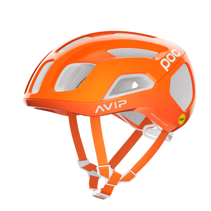 POC Ventral Air Road Cycling Helmet (Fluorescent Orange AVIP) - BUMSONTHESADDLE