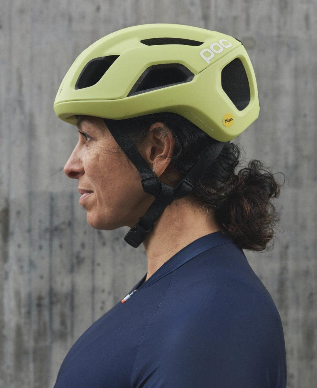 POC Ventral Air Road Cycling Helmet (Lemon Calcite Matt) - BUMSONTHESADDLE