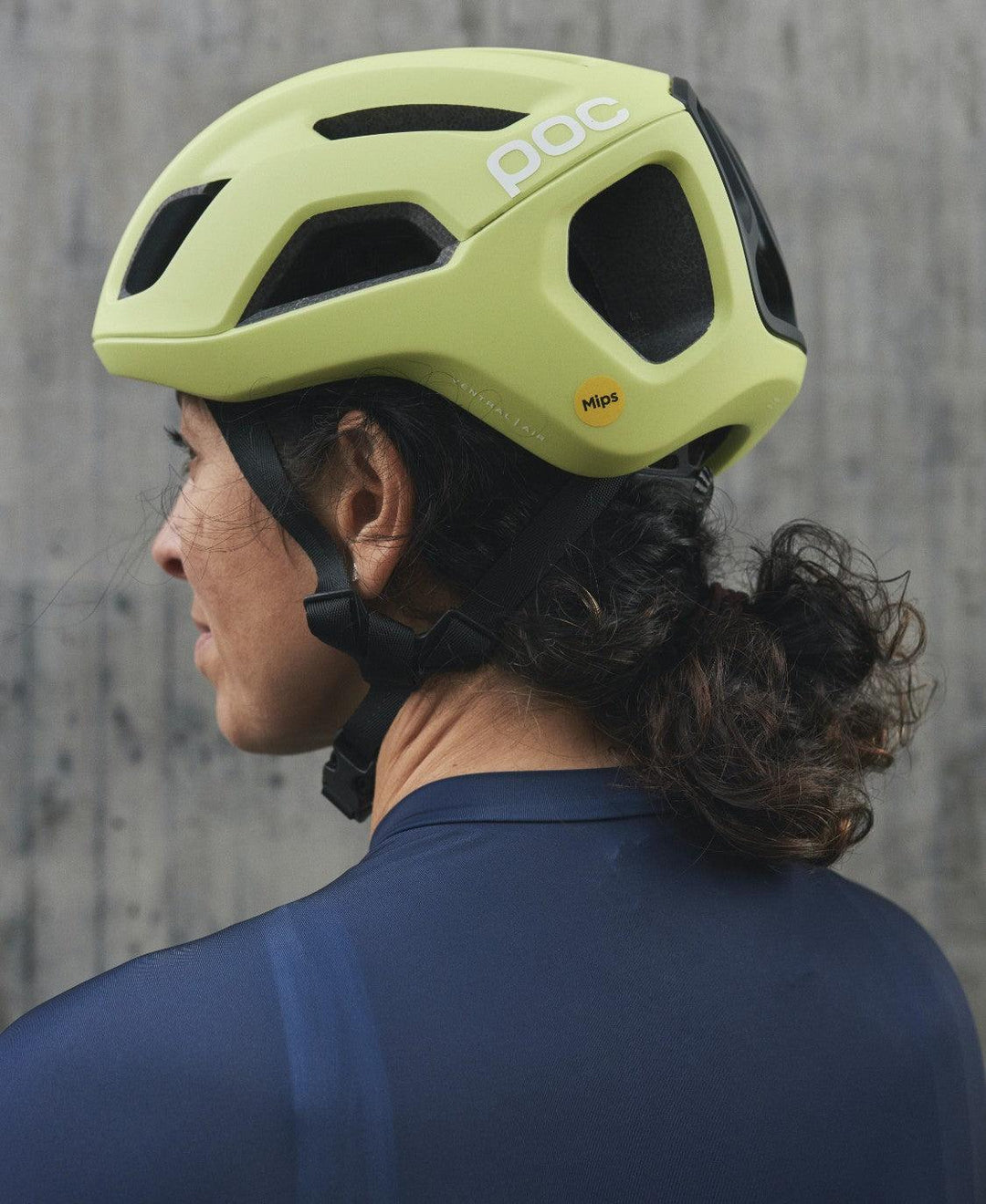 POC Ventral Air Road Cycling Helmet (Lemon Calcite Matt) - BUMSONTHESADDLE