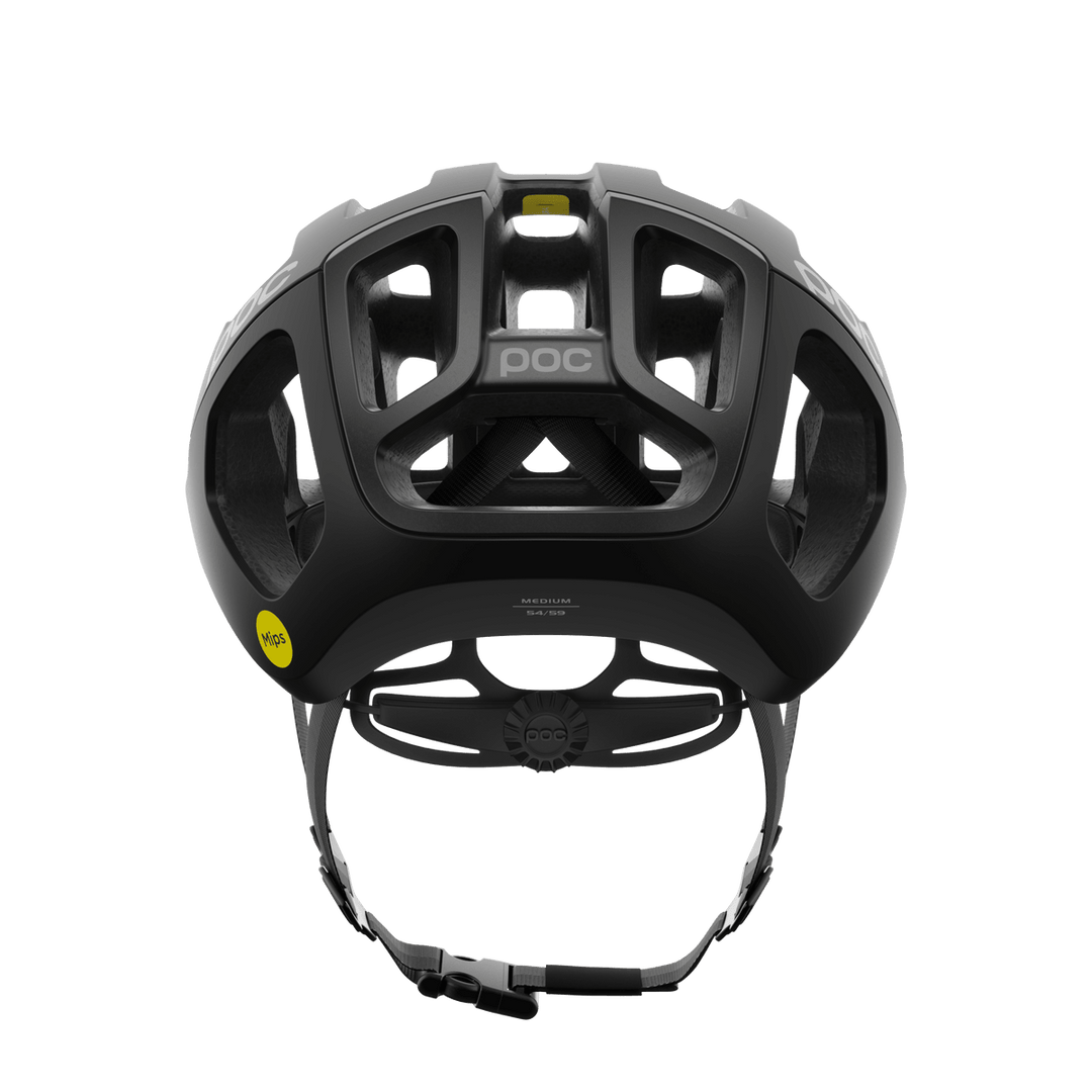 POC Ventral Air Road Cycling Helmet (Uranium Black Matt) - BUMSONTHESADDLE