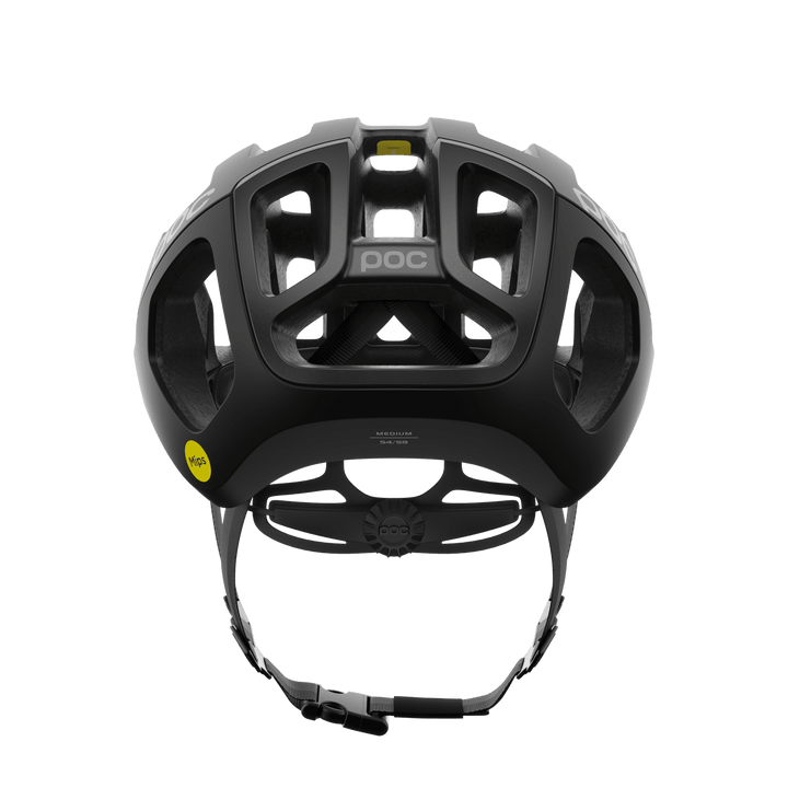 POC Ventral Air Road Cycling Helmet (Uranium Black Matt) - BUMSONTHESADDLE