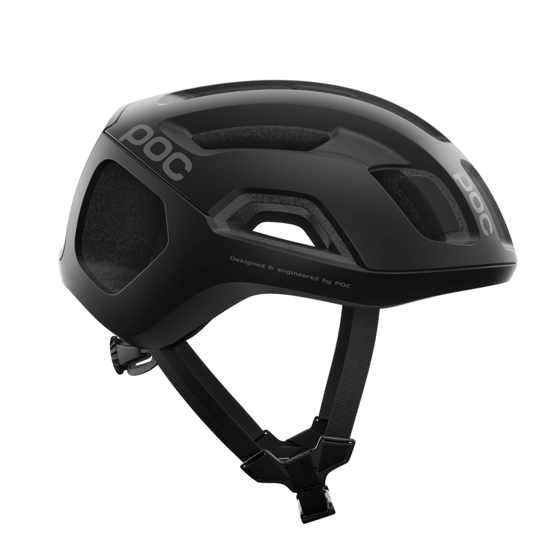 POC Ventral Air Road Cycling Helmet (Uranium Black Matt) - BUMSONTHESADDLE