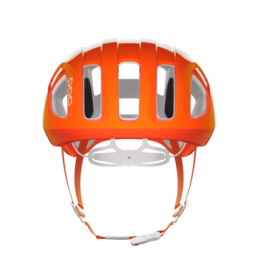 POC Ventral Road Cycling Helmet (Fluorescent Orange) - BUMSONTHESADDLE