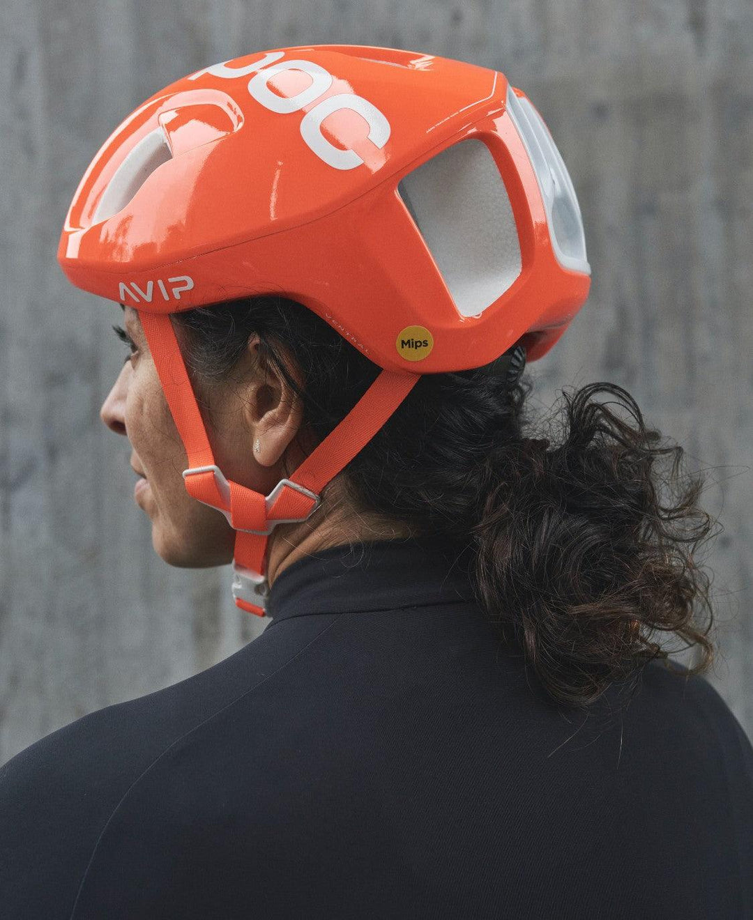 POC Ventral Road Cycling Helmet (Fluorescent Orange) - BUMSONTHESADDLE