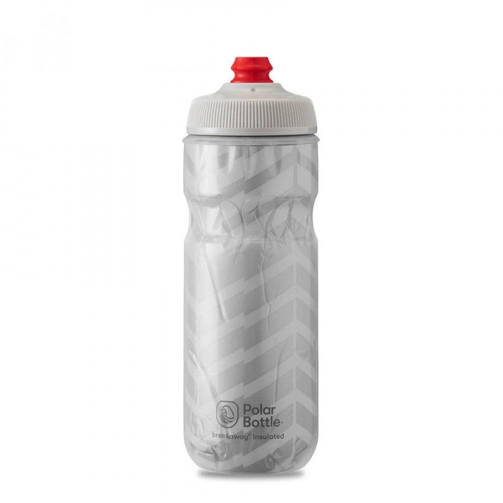 Polar Breakaway Bolt Bottle (White/Silver) - BUMSONTHESADDLE