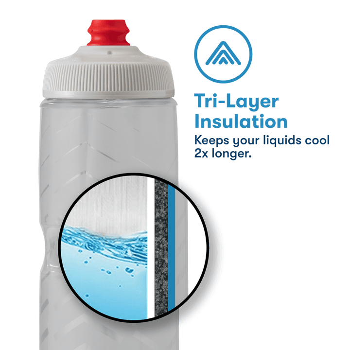 Polar Sport Nimbus Bottle (Coal/White) - BUMSONTHESADDLE