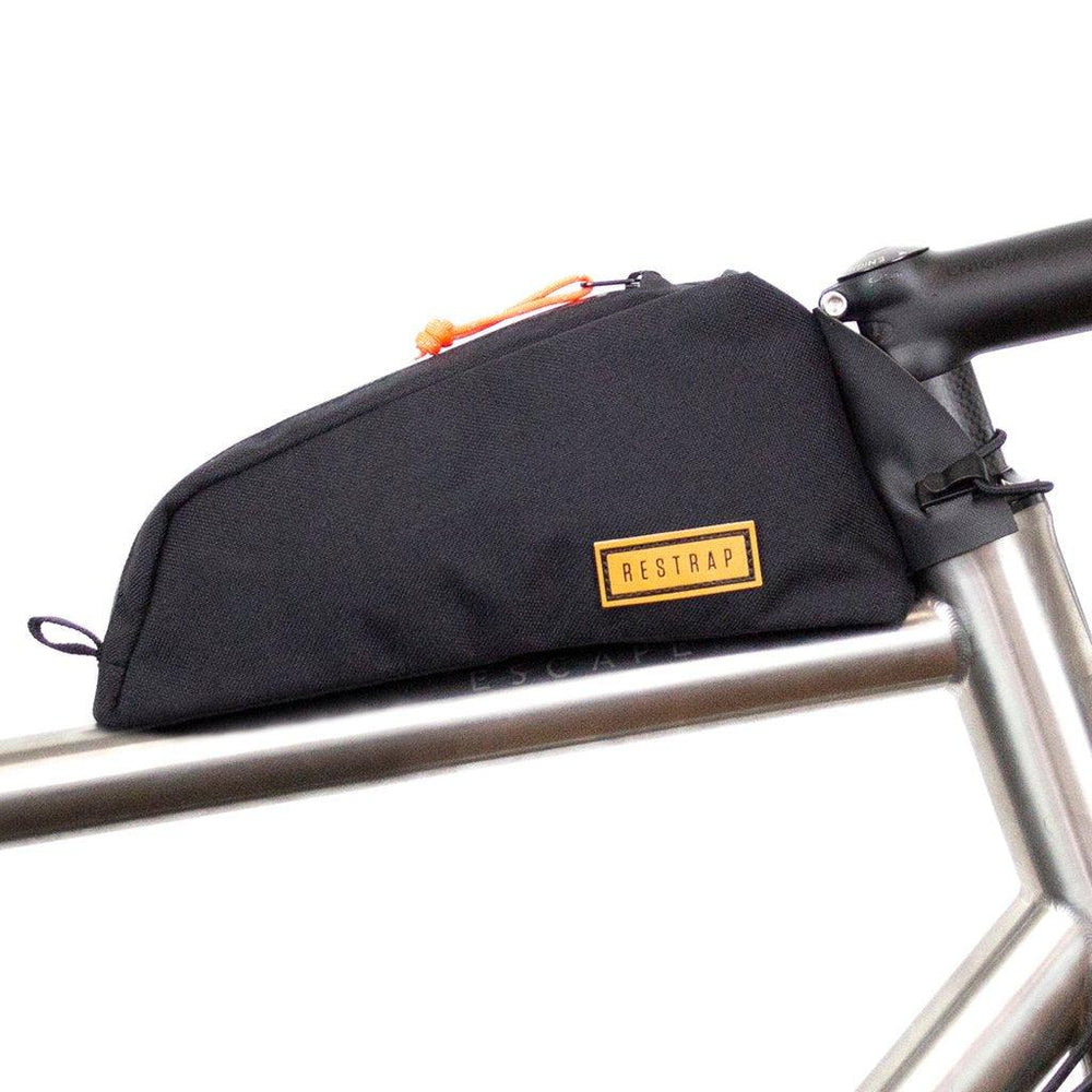 Restrap Bolt-on Top Tube Bag (Black) - BUMSONTHESADDLE