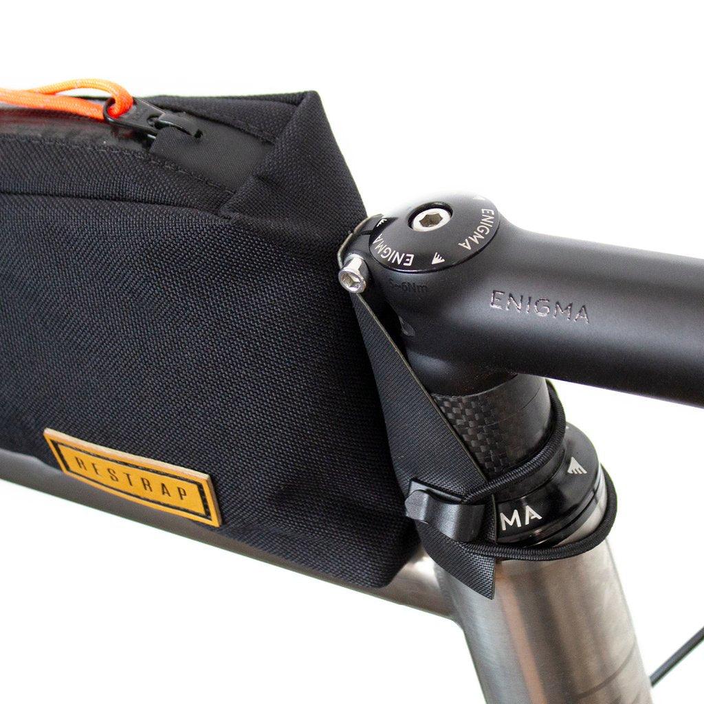 Restrap Bolt-on Top Tube Bag (Black) - BUMSONTHESADDLE