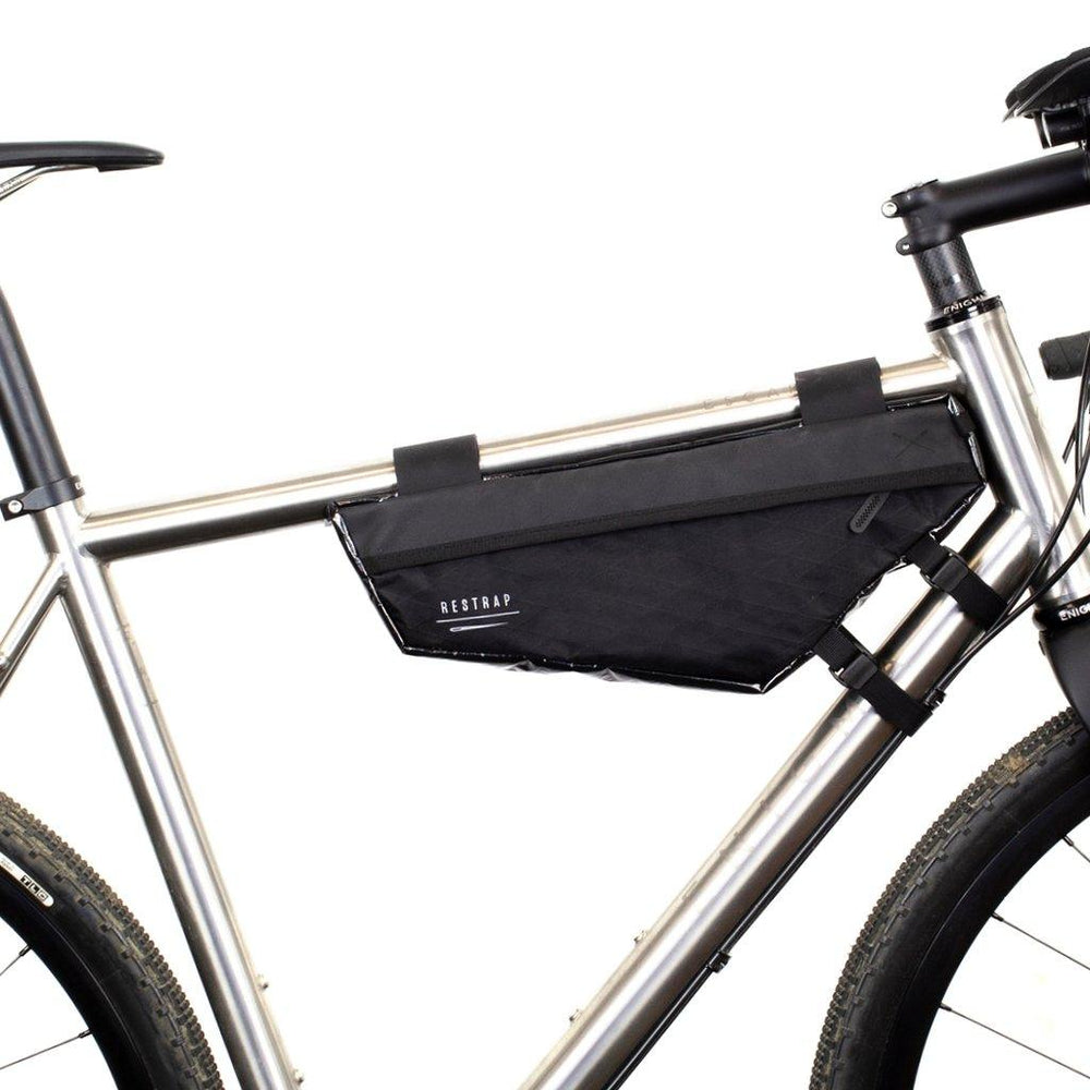 Restrap Race Frame Bag (Black) - BUMSONTHESADDLE