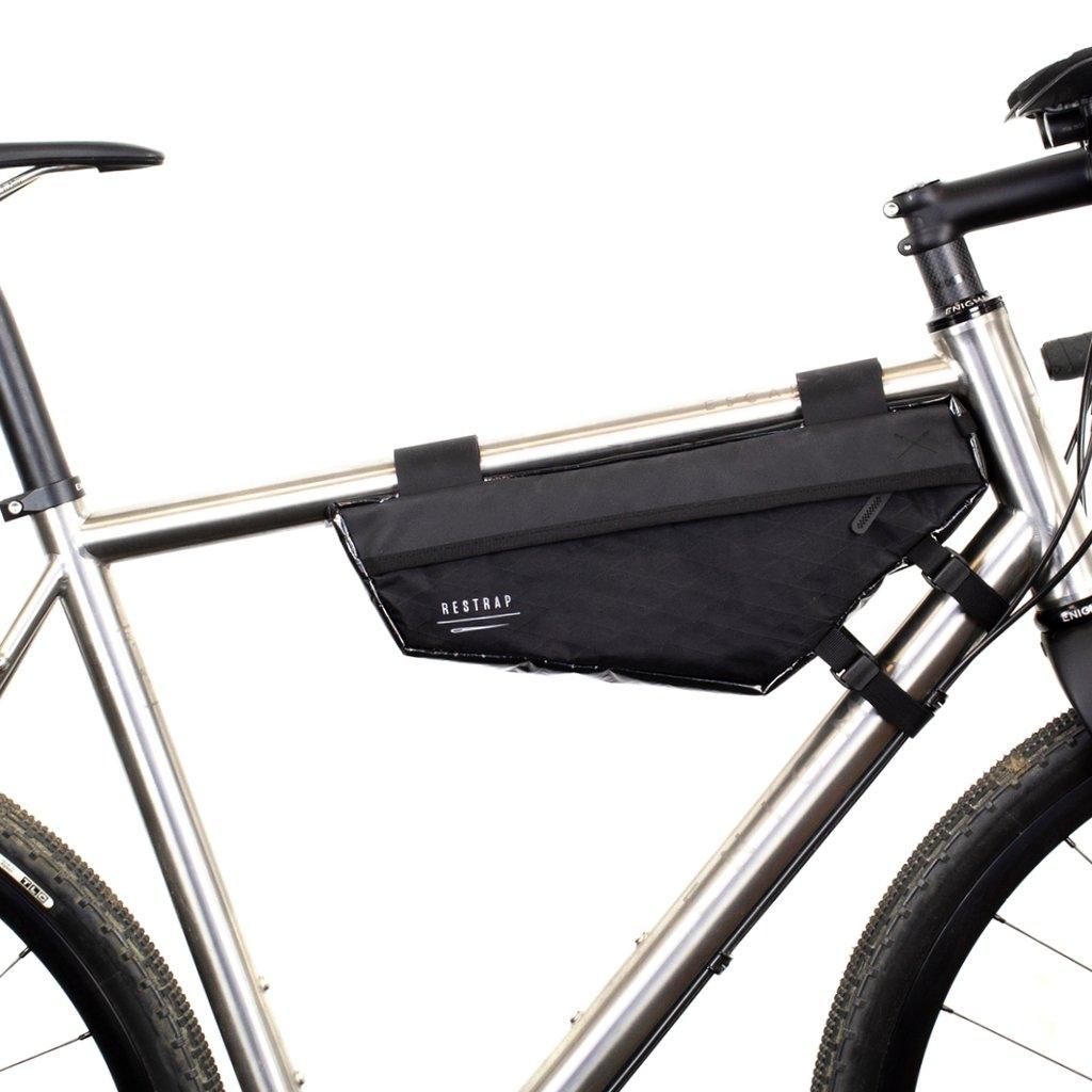 Restrap Race Frame Bag (Black) - BUMSONTHESADDLE