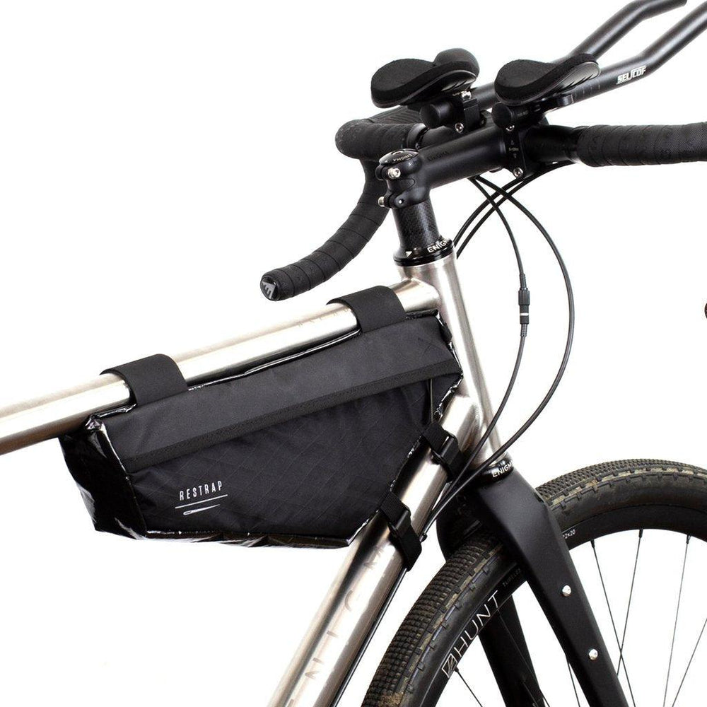 Restrap Race Frame Bag (Black) - BUMSONTHESADDLE
