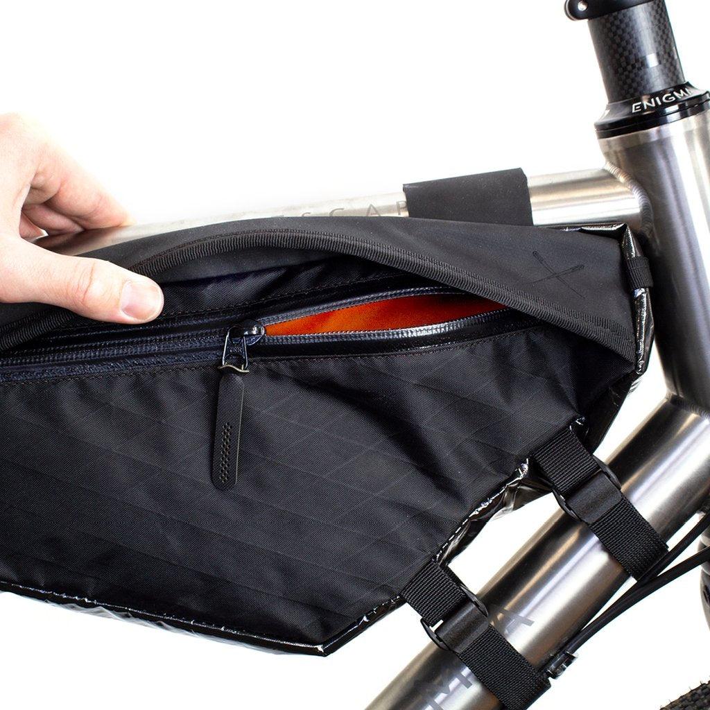 Restrap Race Frame Bag (Black) - BUMSONTHESADDLE