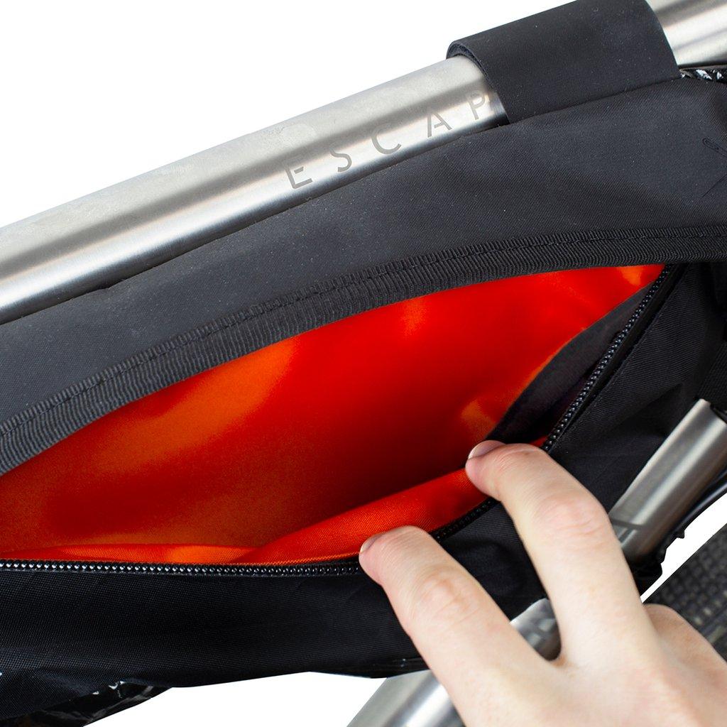 Restrap Race Frame Bag (Black) - BUMSONTHESADDLE