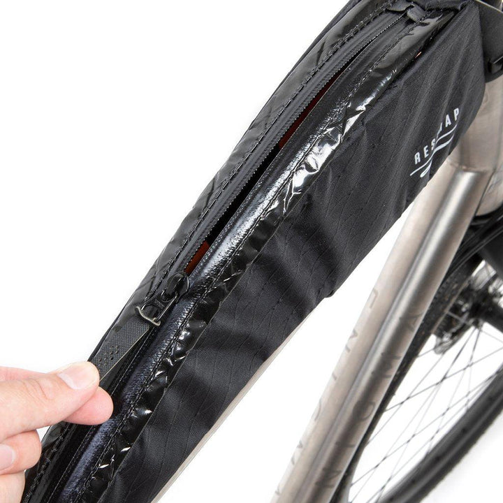 Restrap Race Top Tube Bag (Black) - BUMSONTHESADDLE