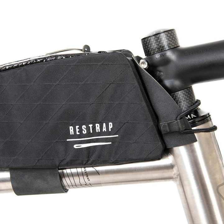 Restrap Race Top Tube Bag (Black) - BUMSONTHESADDLE