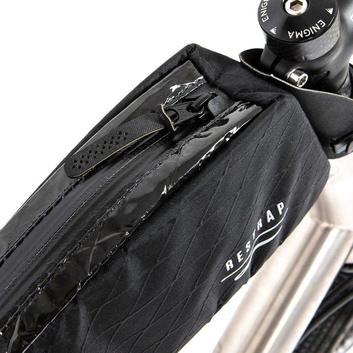 Restrap Race Top Tube Bag (Black) - BUMSONTHESADDLE