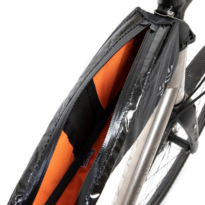 Restrap Race Top Tube Bag (Black) - BUMSONTHESADDLE