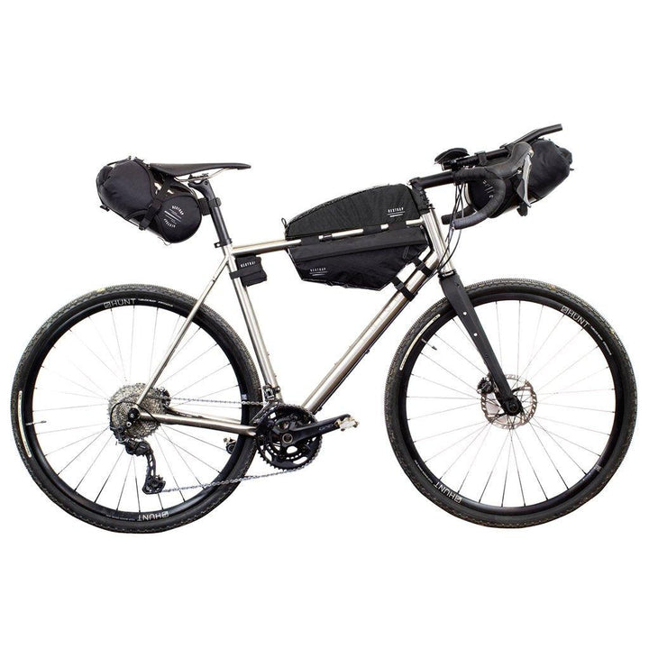 Restrap Race Top Tube Bag (Black) - BUMSONTHESADDLE