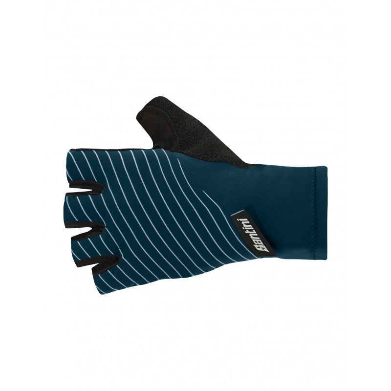 Santini Riga Unisex Cycling Gloves (Teal)