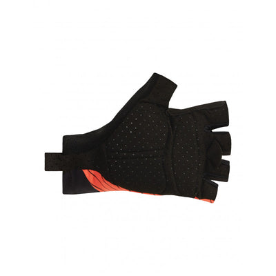 Santini Riga Unisex Cycling Gloves (Flashy Orange)