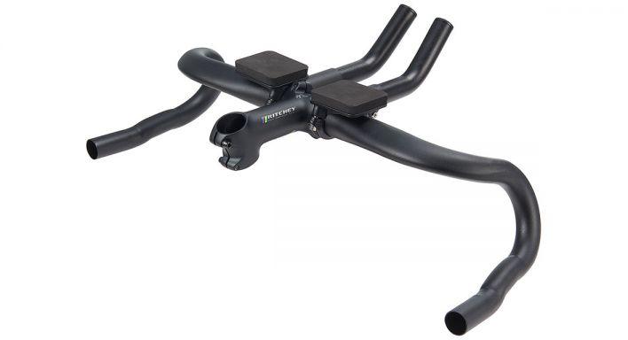 Ritchey Comp Mini Silver Clip-on Handlebar (BB Black) - BUMSONTHESADDLE