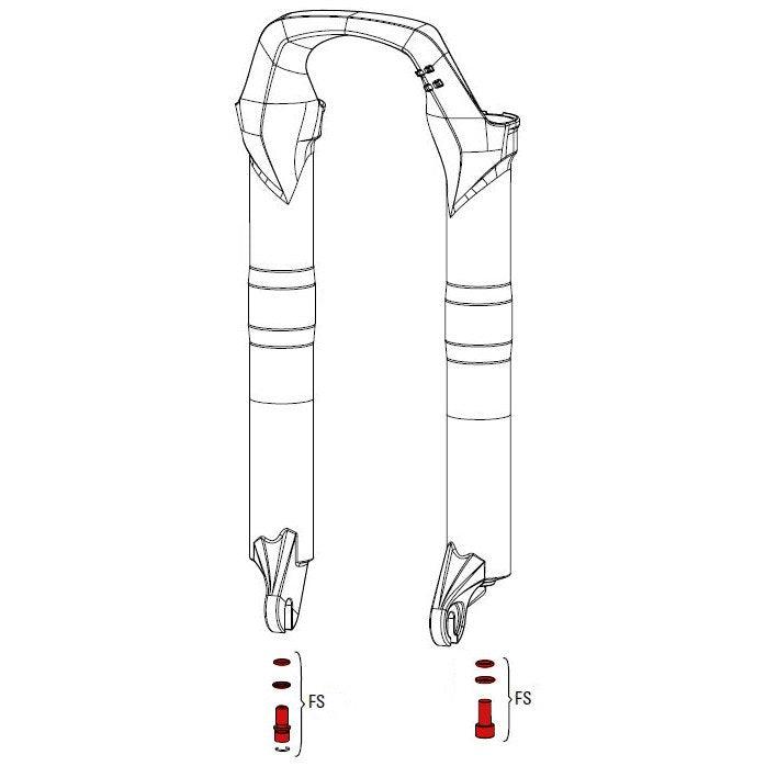 Rock Shox Spare For Fork Service Kit - BUMSONTHESADDLE