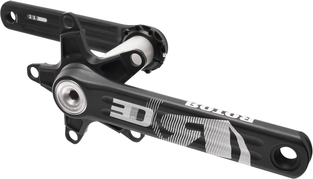 Rotor 3D30 BCD 110x5 Crankset (Black/Grey) - BUMSONTHESADDLE