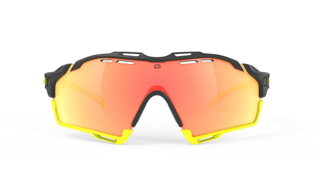 Rudy Project Cutline Sport Sunglasses (Black Matte/Multilaser Orange) - BUMSONTHESADDLE