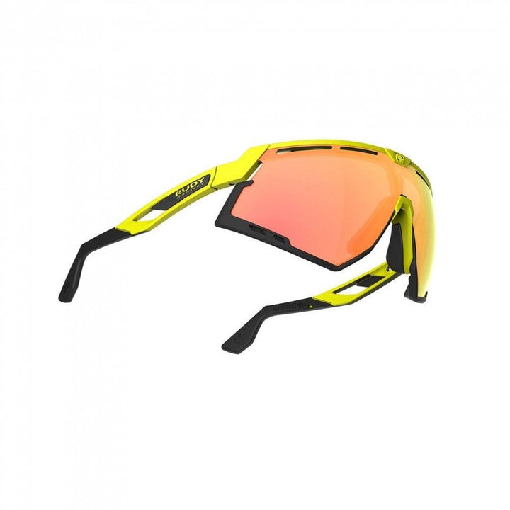 Rudy Project Defender Sport Sunglasses (Yellow Fluo/Multilaser Orange) - BUMSONTHESADDLE
