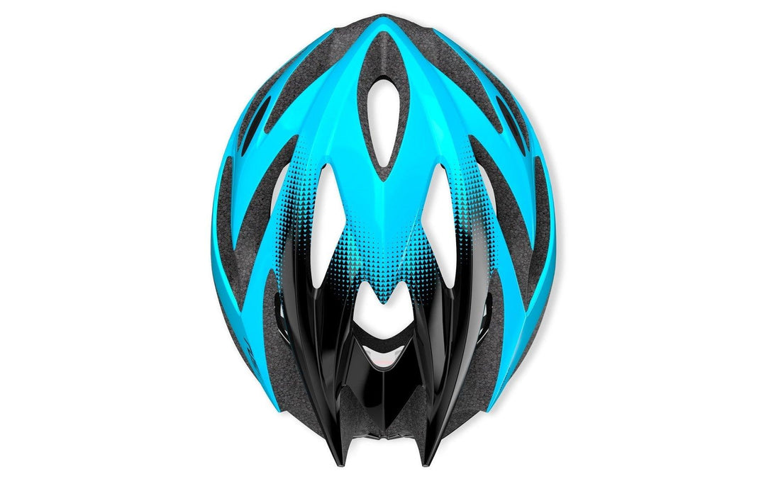 Rudy Project Rush Road Cycling Helmet (Azur/Black-Shiny) - BUMSONTHESADDLE