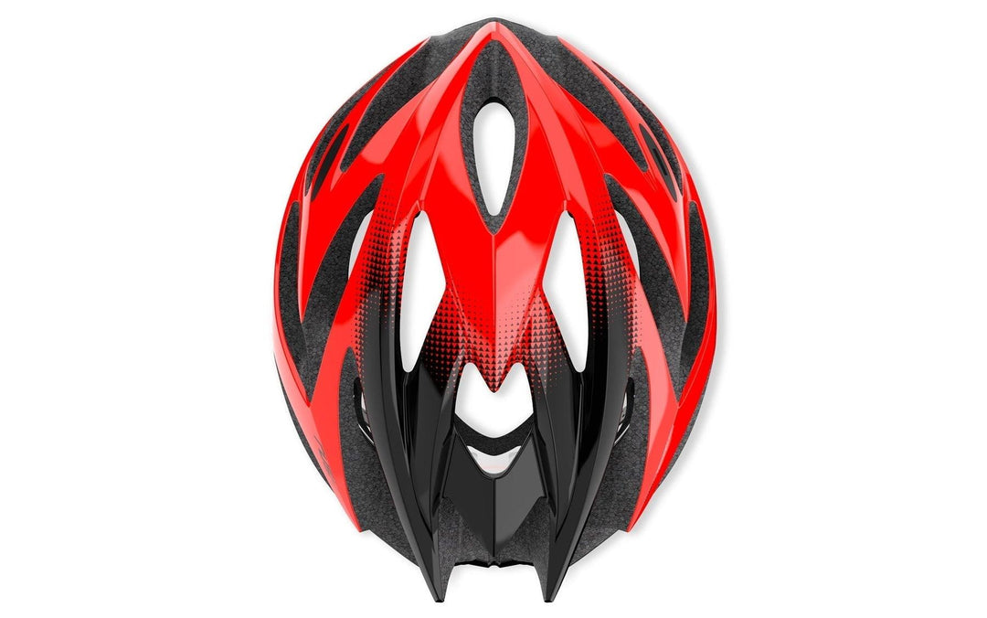Rudy Project Rush Road Cycling Helmet (Red/Black-Shiny) - BUMSONTHESADDLE