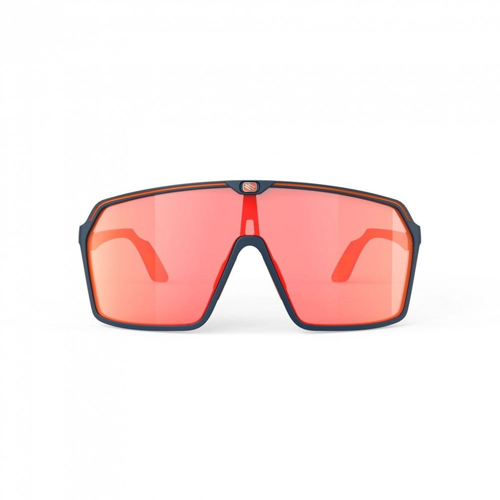 Rudy Project Spinshield Sport Sunglasses (Blue Navy Matte/Multilaser Orange)