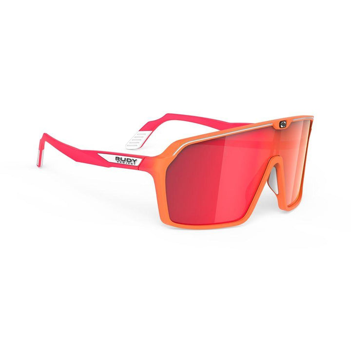Rudy Project Spinshield Sport Sunglasses (Mandarin Fade/Coral Matte/Multilaser Red) - BUMSONTHESADDLE