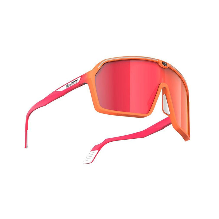 Rudy Project Spinshield Sport Sunglasses (Mandarin Fade/Coral Matte/Multilaser Red) - BUMSONTHESADDLE
