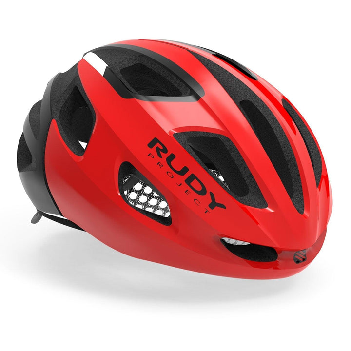 Rudy Project Strym Road Cycling Helmet (Red-Shiny) - BUMSONTHESADDLE