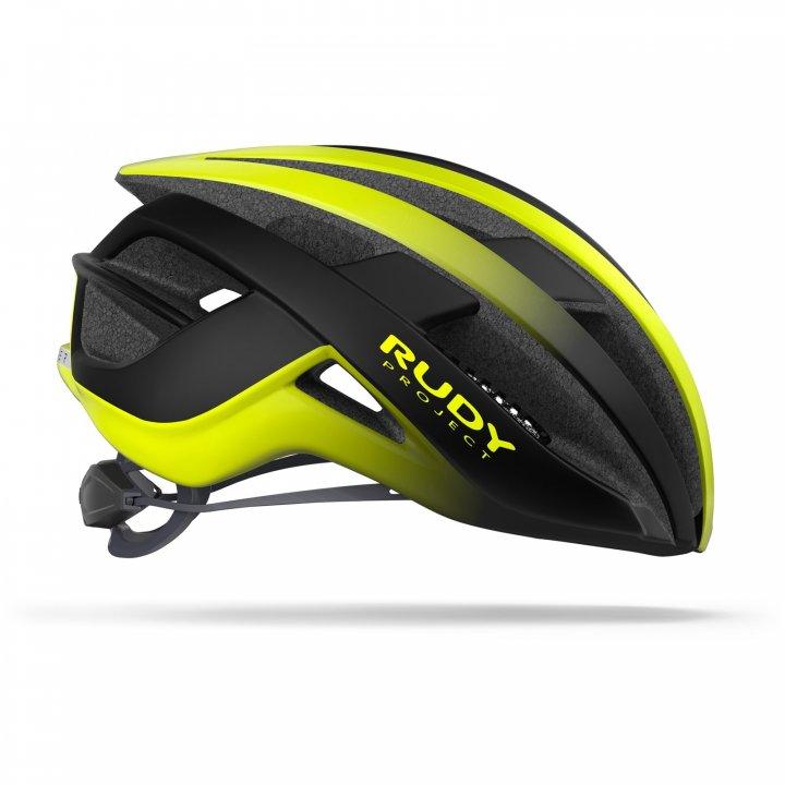 Rudy Project Venger Road Cycling Helmet (Yellow Fluo/Black/Matte) - BUMSONTHESADDLE