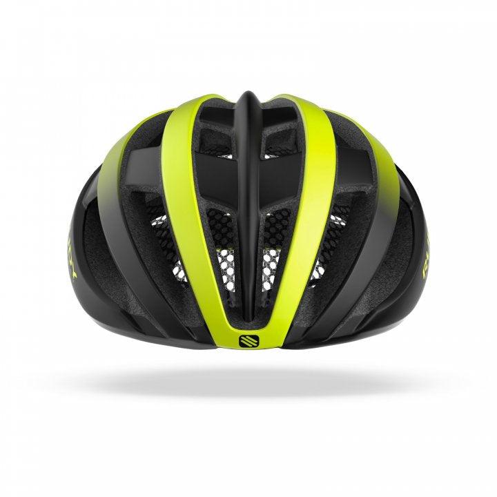 Rudy Project Venger Road Cycling Helmet (Yellow Fluo/Black/Matte) - BUMSONTHESADDLE