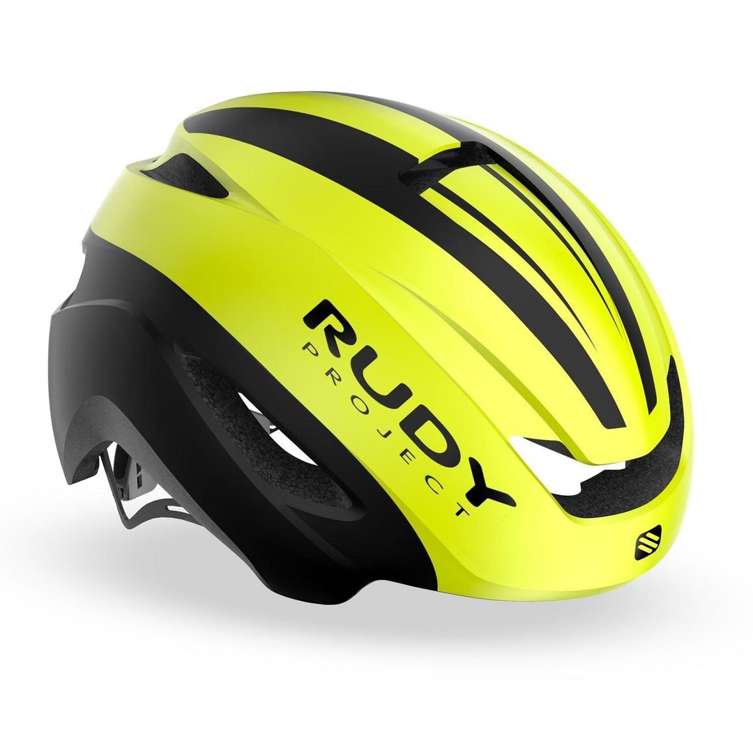 Rudy Project Volantis Road Cycling Helmet (Yellow Fluo/Black-Matte) - BUMSONTHESADDLE