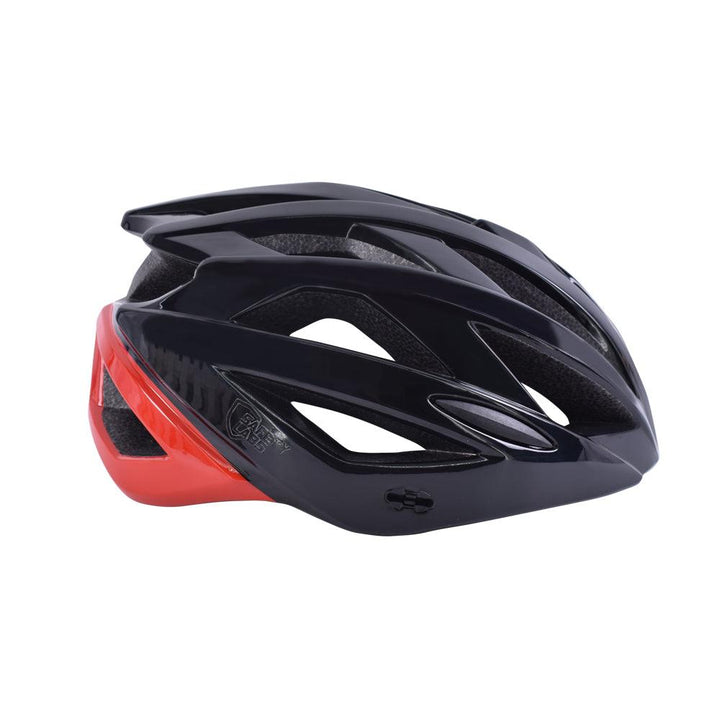 Safety Labs Juno Road Cycling Helmet (Shiny Black/Red) - BUMSONTHESADDLE