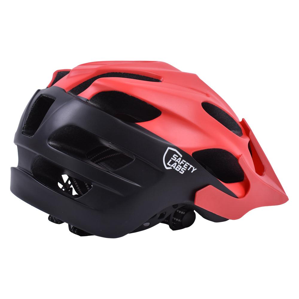 Safety Labs Vox MTB Cycling Helmet (Matte Black/Red) - BUMSONTHESADDLE