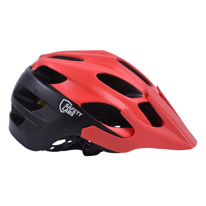 Safety Labs Vox MTB Cycling Helmet (Matte Black/Red) - BUMSONTHESADDLE