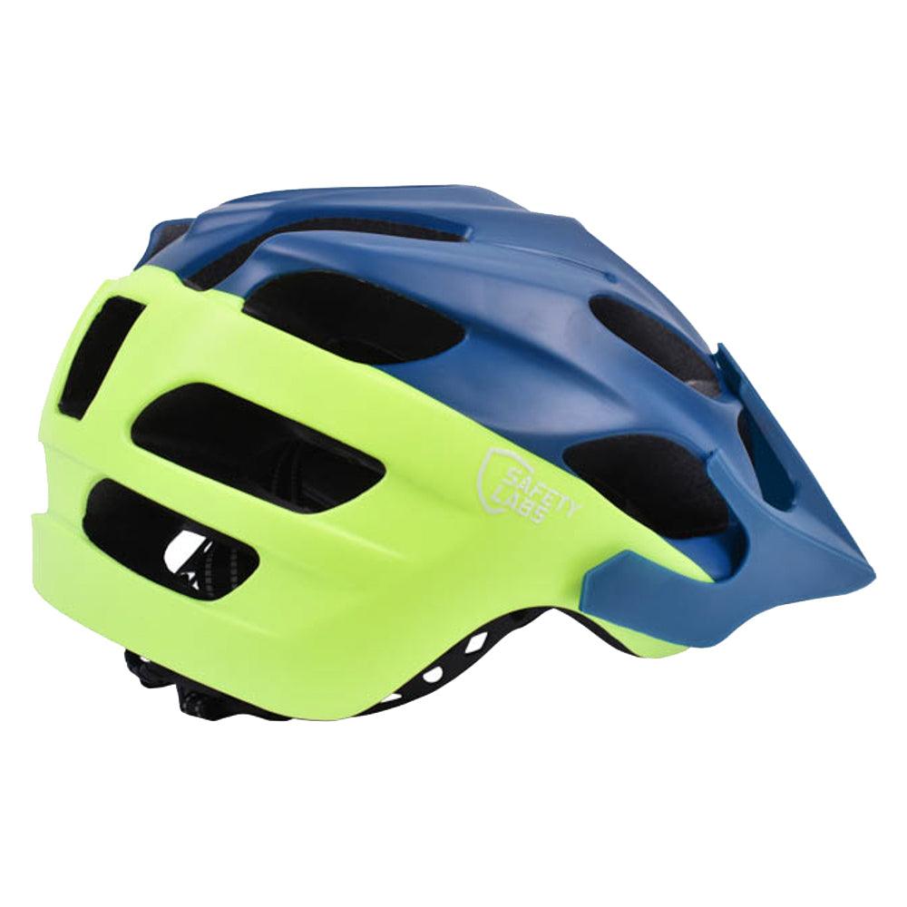 Safety Labs Vox MTB Cycling Helmet (Matte Blue/Neon Yellow) - BUMSONTHESADDLE