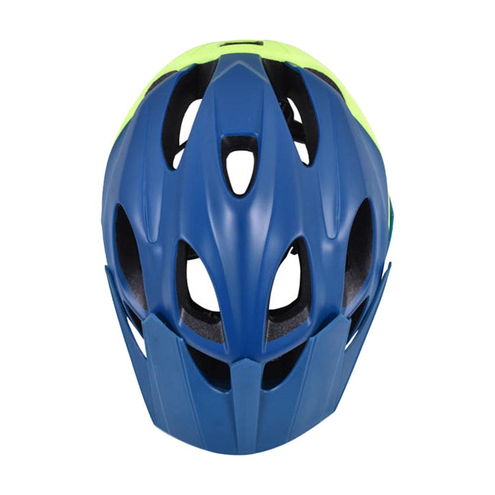 Safety Labs Vox MTB Cycling Helmet (Matte Blue/Neon Yellow) - BUMSONTHESADDLE