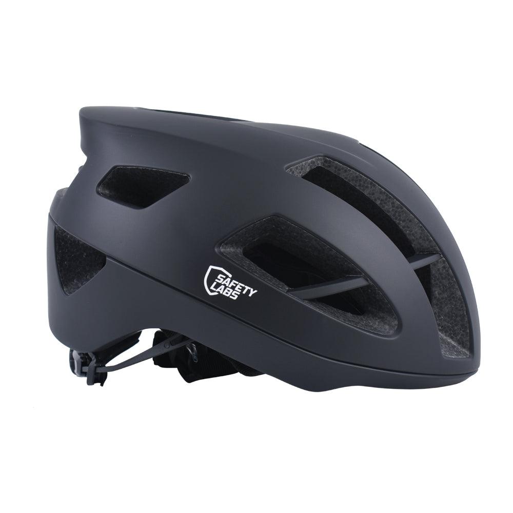 Safety Labs X-Eros Road Cycling Helmet (Matte Black) - BUMSONTHESADDLE