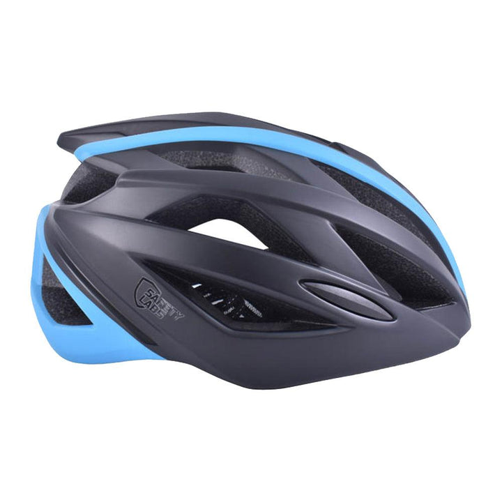 Safety Labs Xeno Road Cycling Helmet (Matte Black/Blue) - BUMSONTHESADDLE